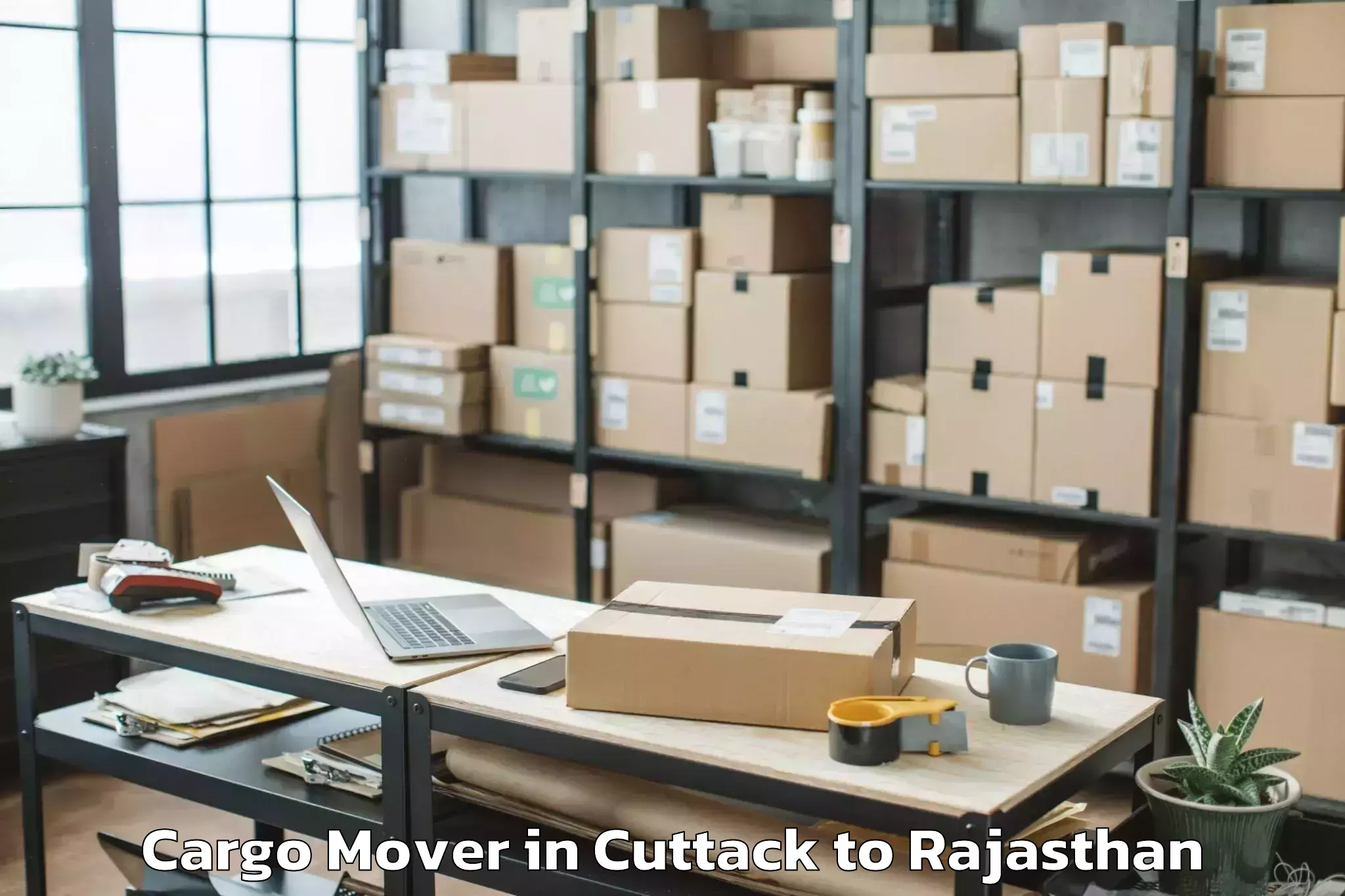 Easy Cuttack to Janardan Rai Nagar Rajasthan V Cargo Mover Booking